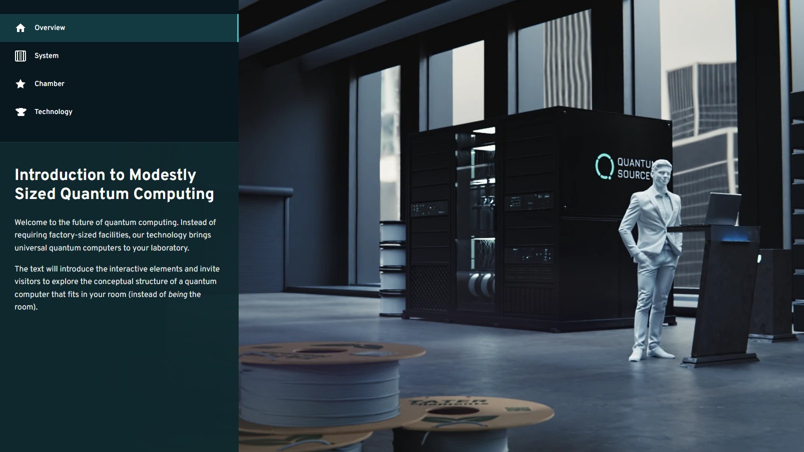 Quantum Computing Interactive Experience